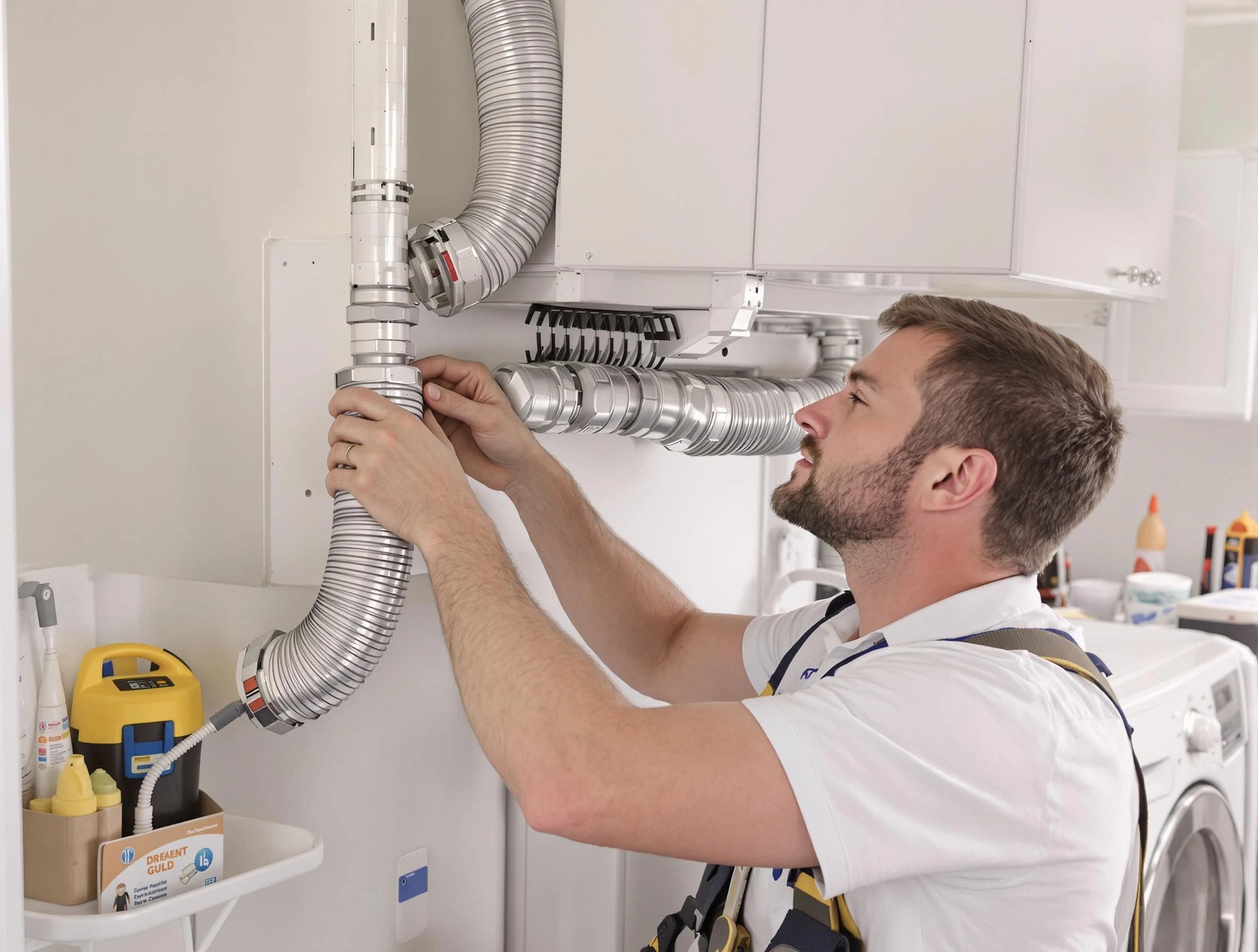 Professional dryer vent repair and installation by Eagle Mountain Dryer Vent Cleaning in Eagle Mountain