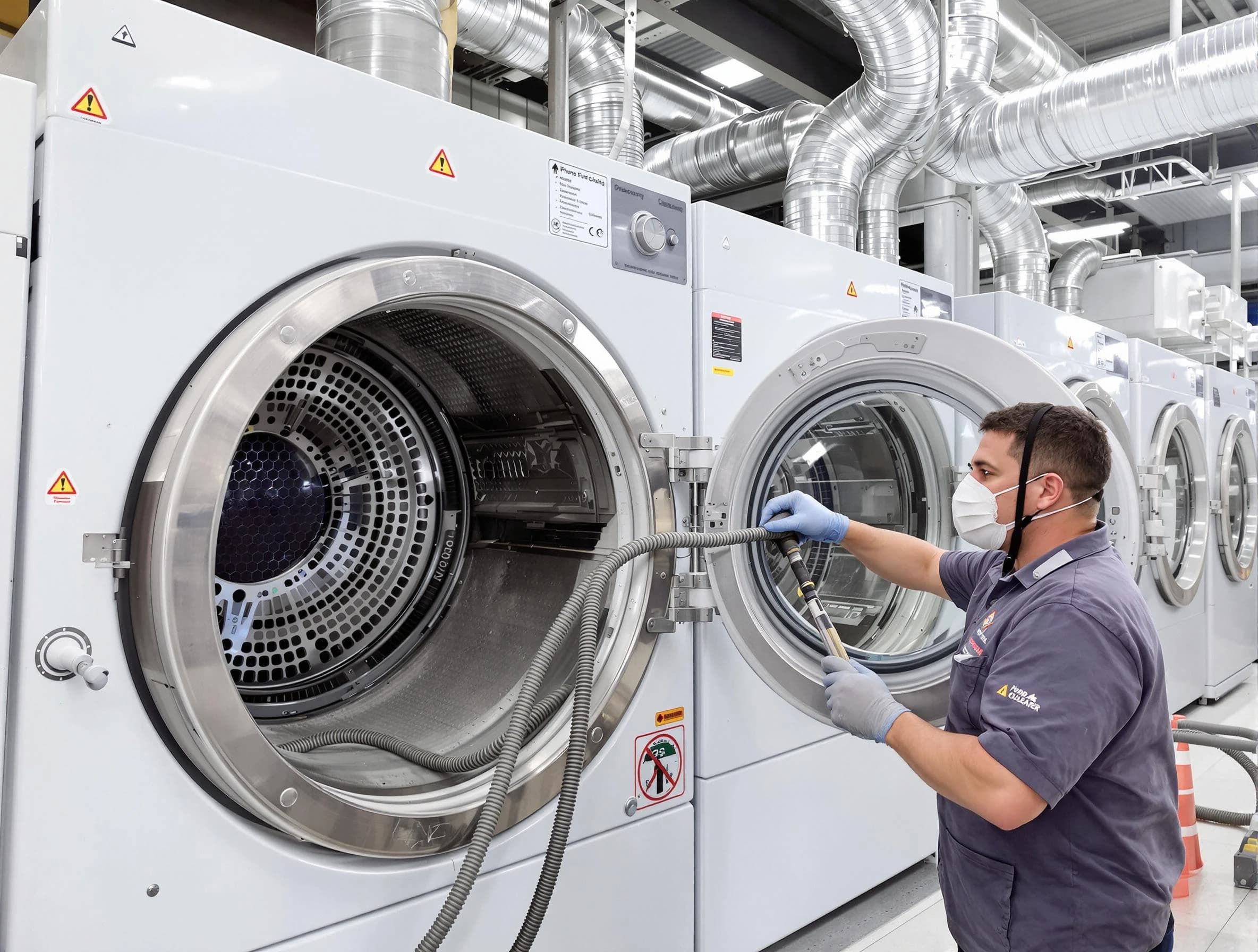 Industrial-grade dryer vent cleaning by Eagle Mountain Dryer Vent Cleaning in Eagle Mountain