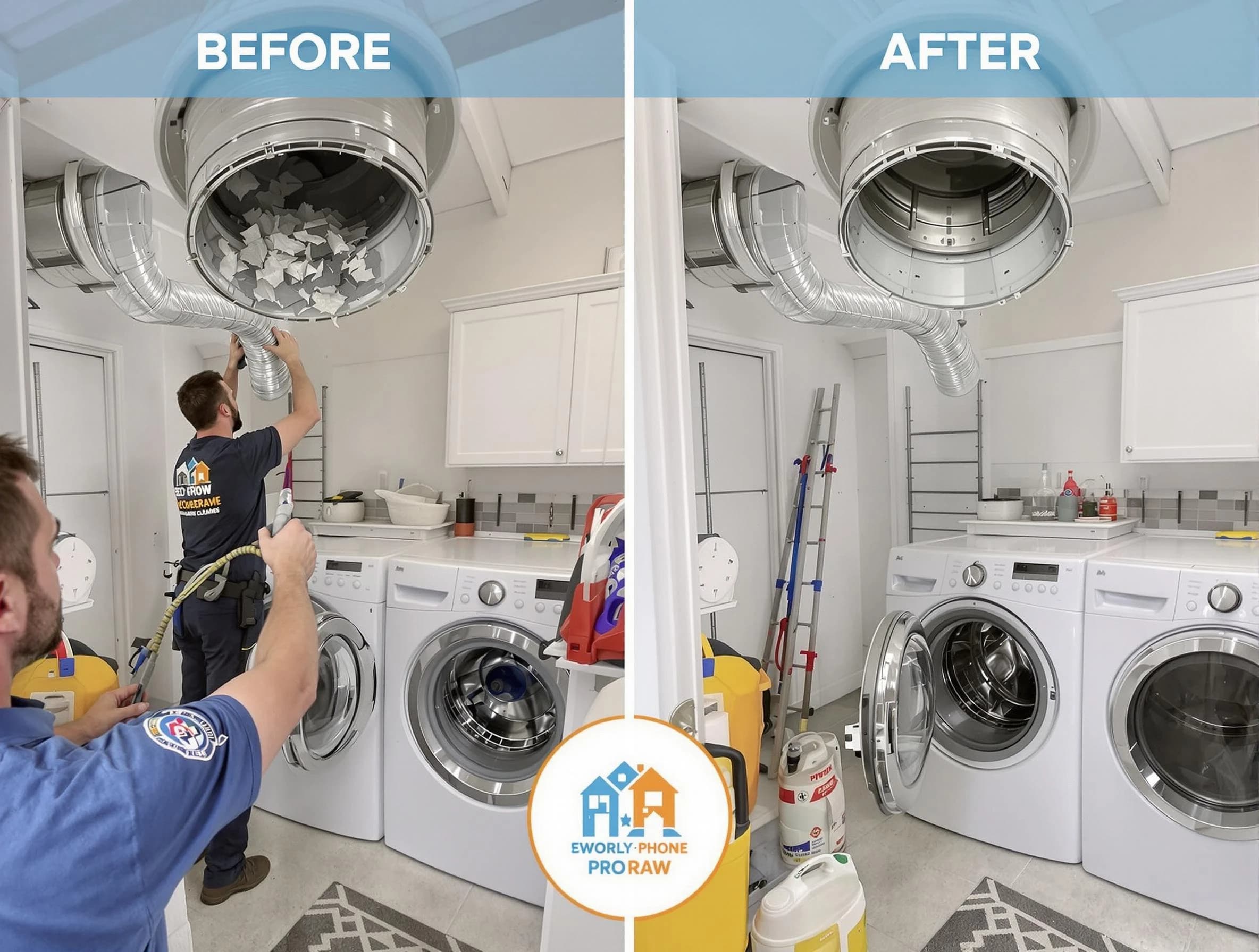 Residential dryer vent cleaning by Eagle Mountain Dryer Vent Cleaning in Eagle Mountain
