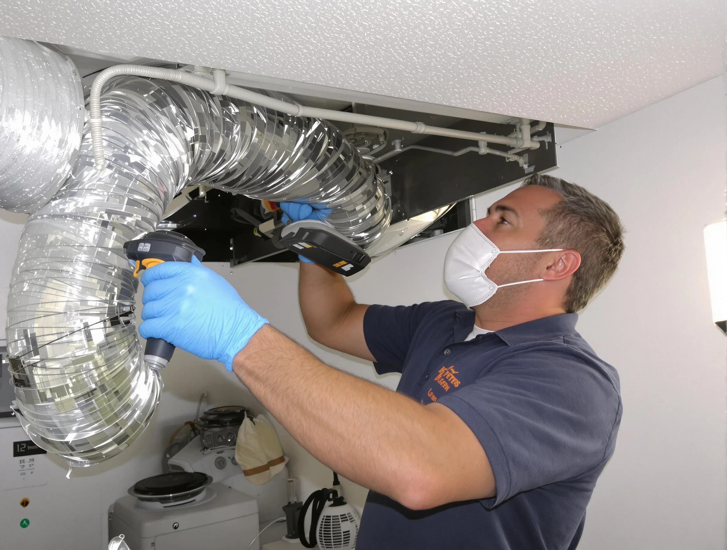 Eagle Mountain Dryer Vent Cleaning professional performing thorough residential dryer vent cleaning in Eagle Mountain