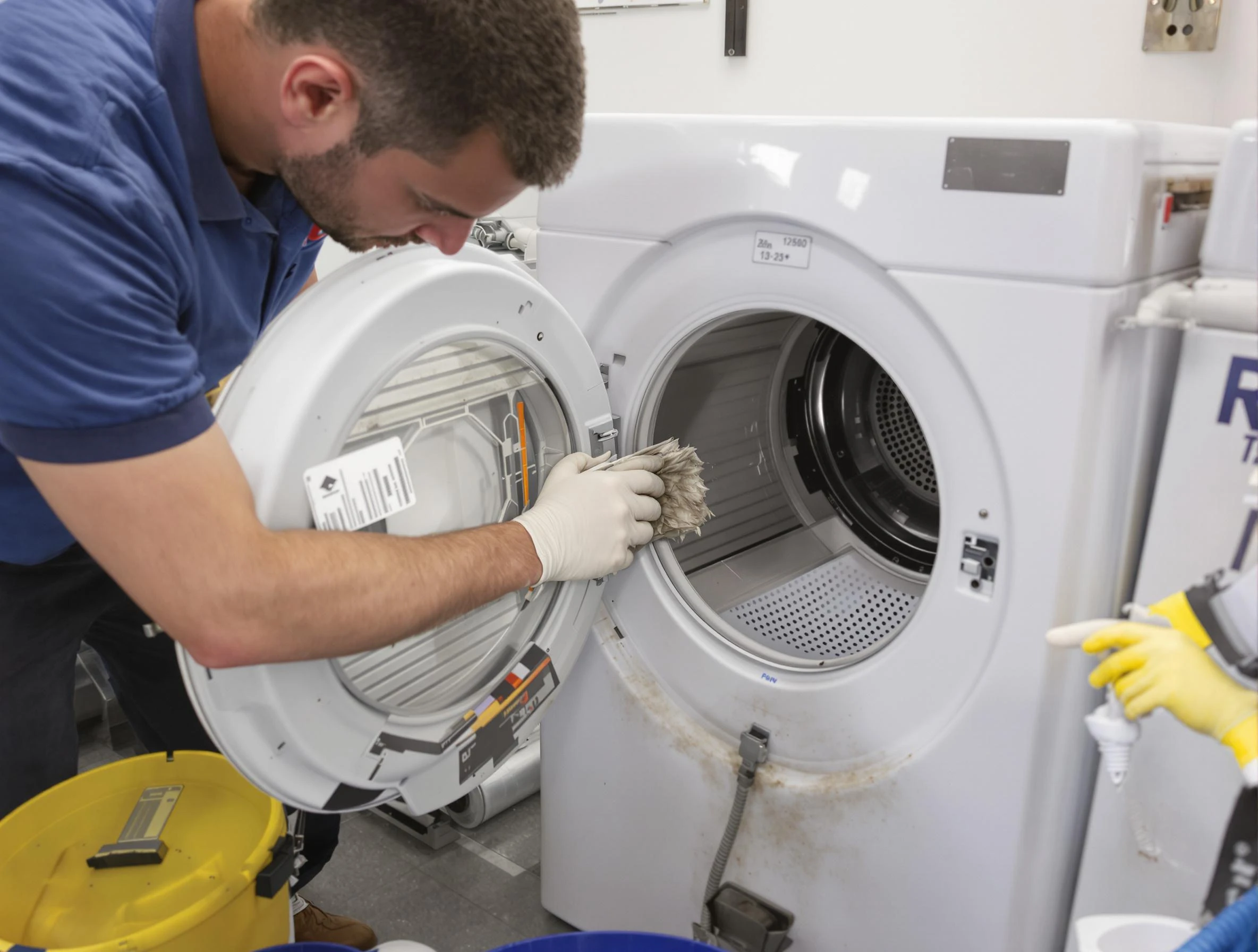 Eagle Mountain Dryer Vent Cleaning specialist performing detailed lint trap cleaning service in Eagle Mountain