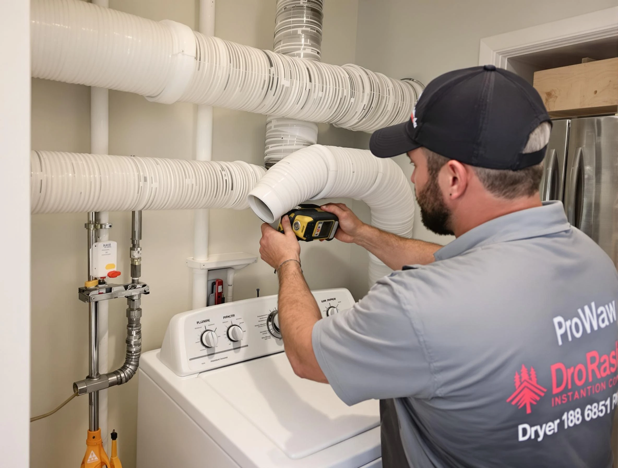 Professional dryer vent hose installation by Eagle Mountain Dryer Vent Cleaning in Eagle Mountain